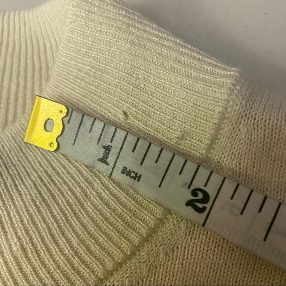 Paul Fredrick Men's Beige Crewneck Sweater GUC L - Picture 5 of 5